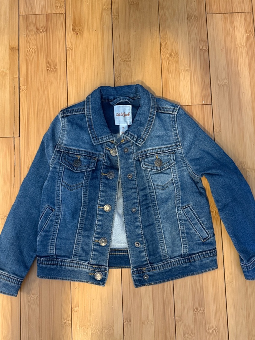 Cat & Jack Blue Denim Jean Jacket 3T